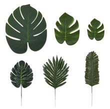 Load image into Gallery viewer, Six palm leaves from large to small