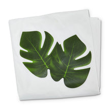 Load image into Gallery viewer, Two palm leaves on white table cloth