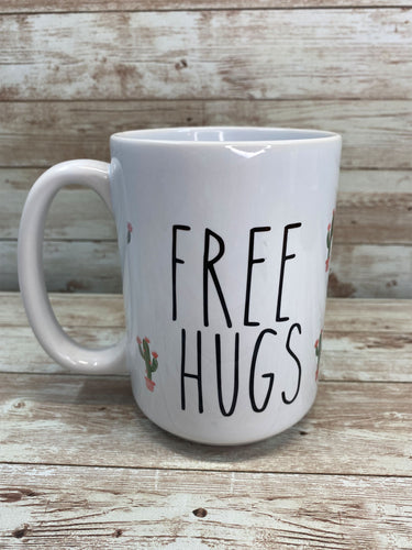 Free Hugs Cactus Mug