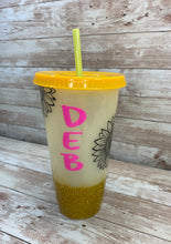 Load image into Gallery viewer, Yellow Color Changing Tumbler with Name
