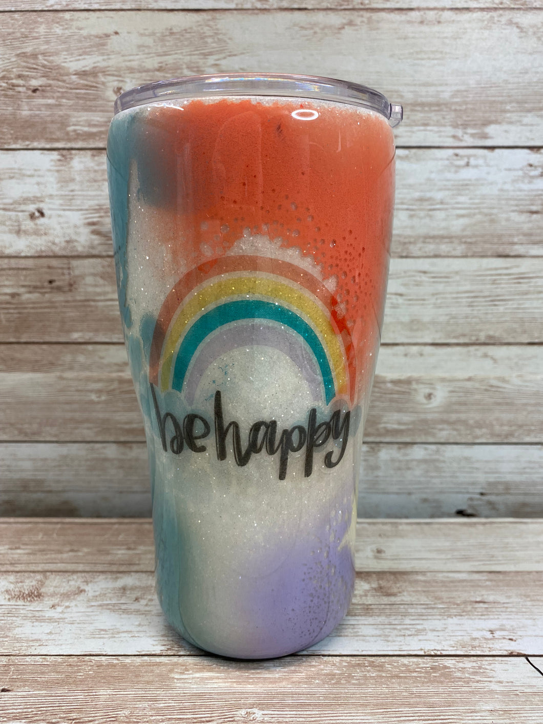 Be Happy 20 ounce Tumbler