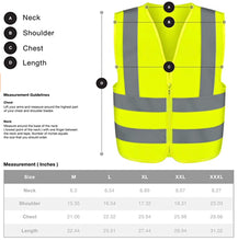 Load image into Gallery viewer, Safety Vest Measurements 
